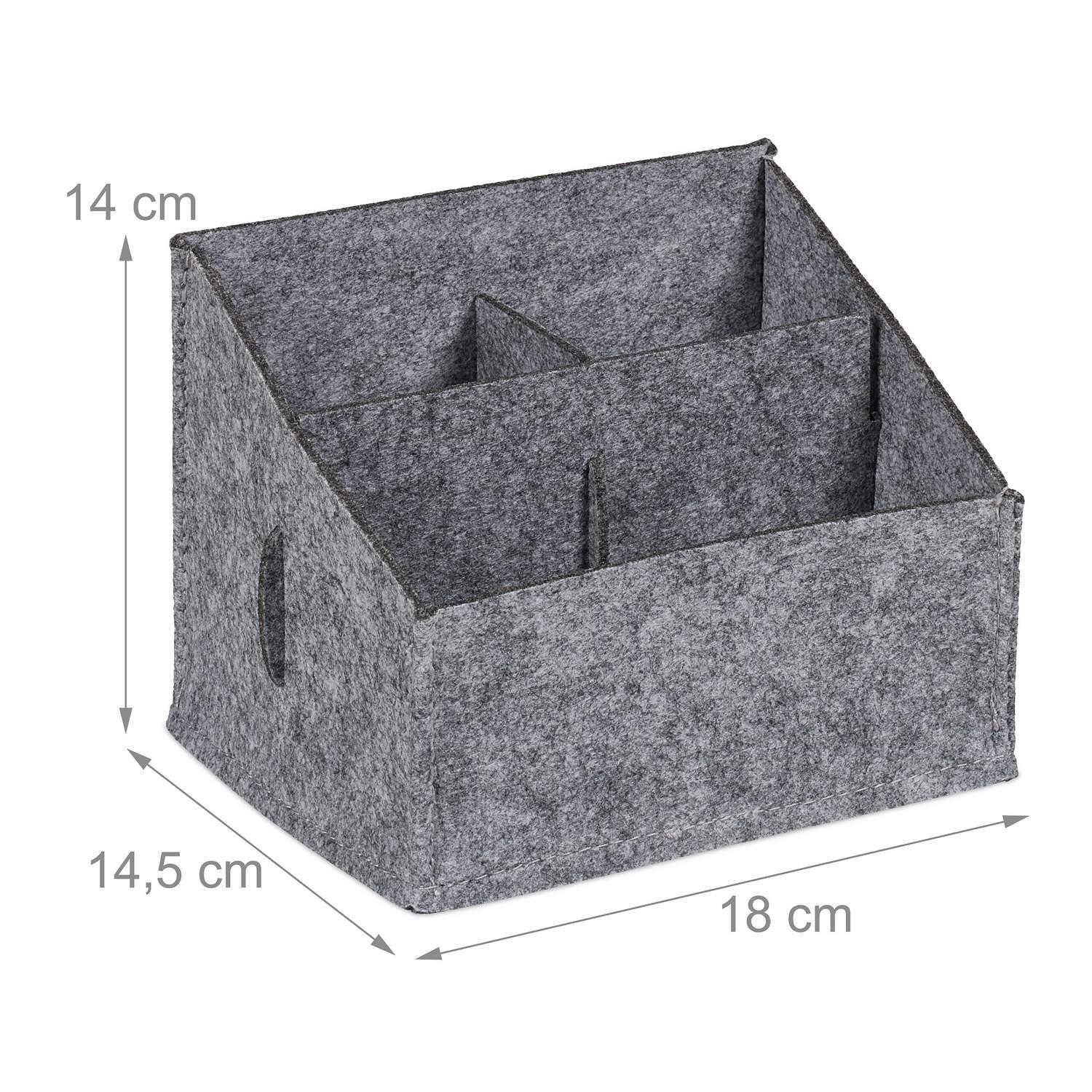 Northio Organizer da scrivania in feltro, 2 pezzi  