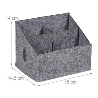 Northio Organizer da scrivania in feltro, 2 pezzi  