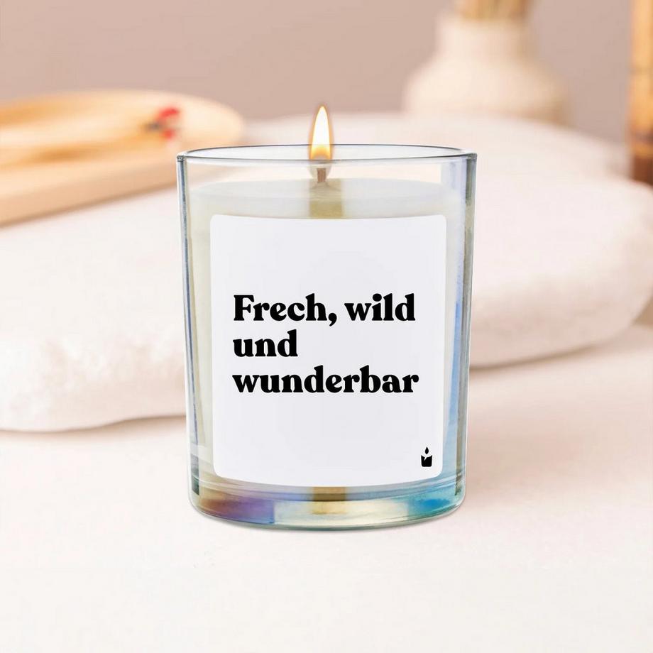 CandleHand Duftkerze Woody Frech, wild und wunderbar  