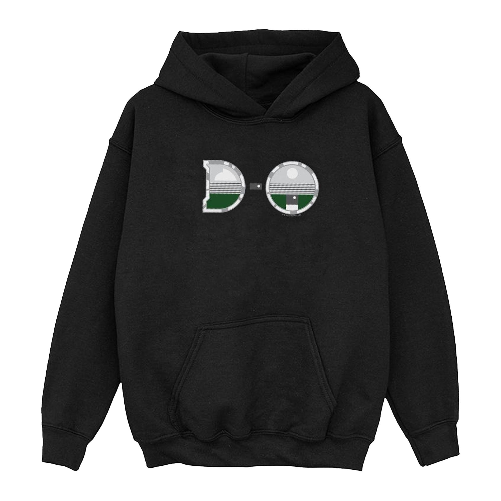 Image of The Rise Of Skywalker Do Logo Kapuzenpullover Mädchen Schwarz 104