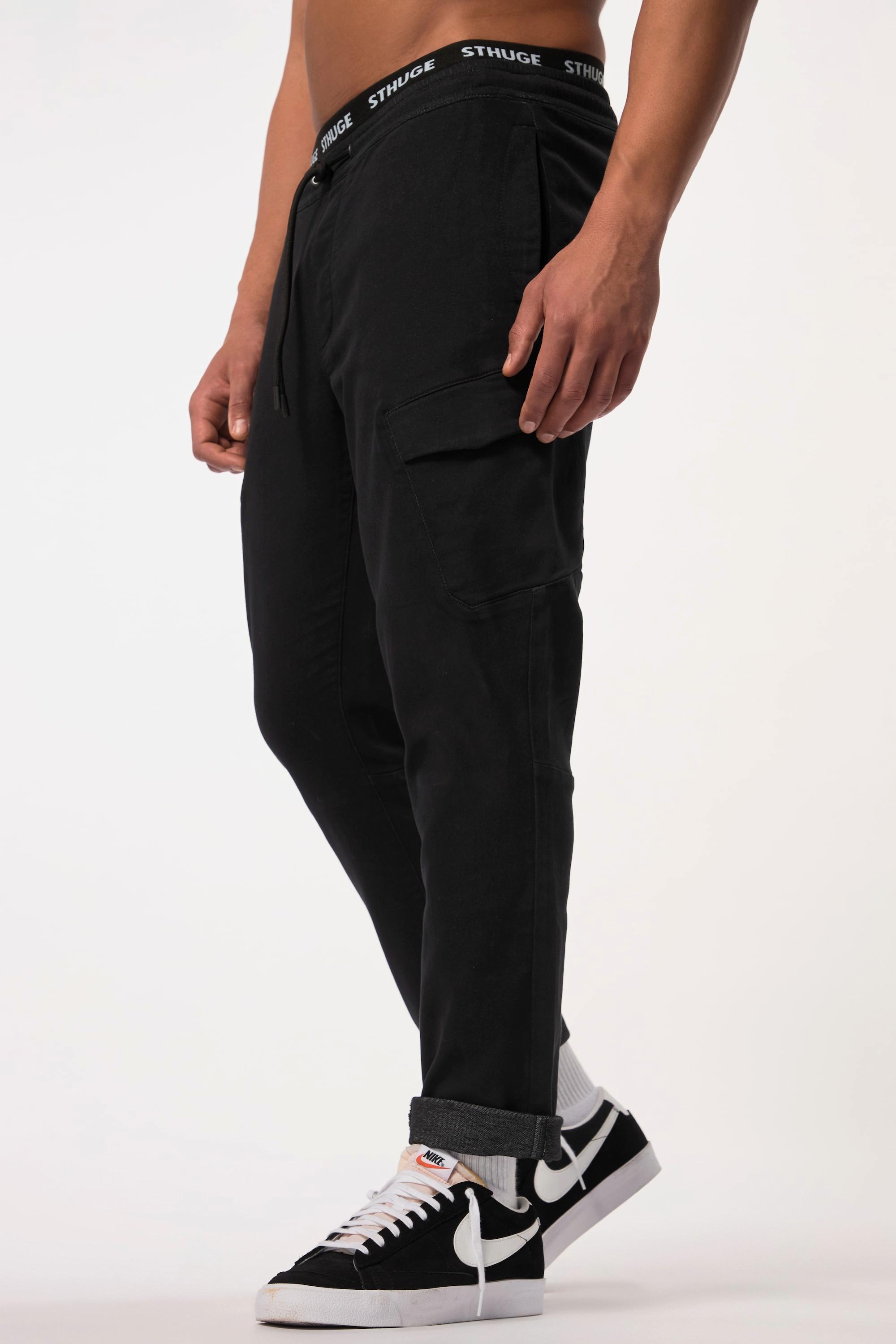 Sthuge  Pantalon cargo STHUGE. Technologie FLEXLASTIC® et taille élastique. Jusqu'au 8 XL 