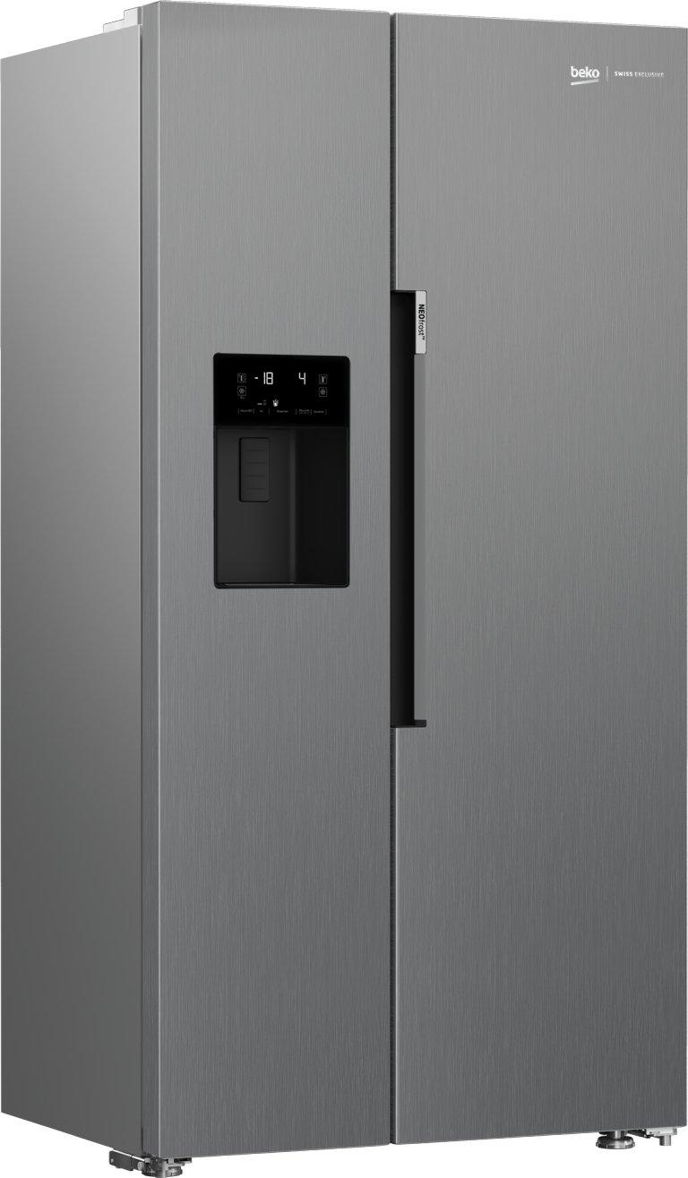 Beko Beko GN162341PTCHN frigorifero side-by-side Libera installazione 571 L E Stainless steel  