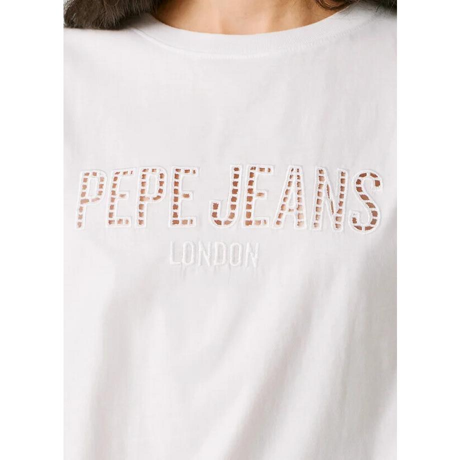 Pepe Jeans T-shirt senza maniche con logo  