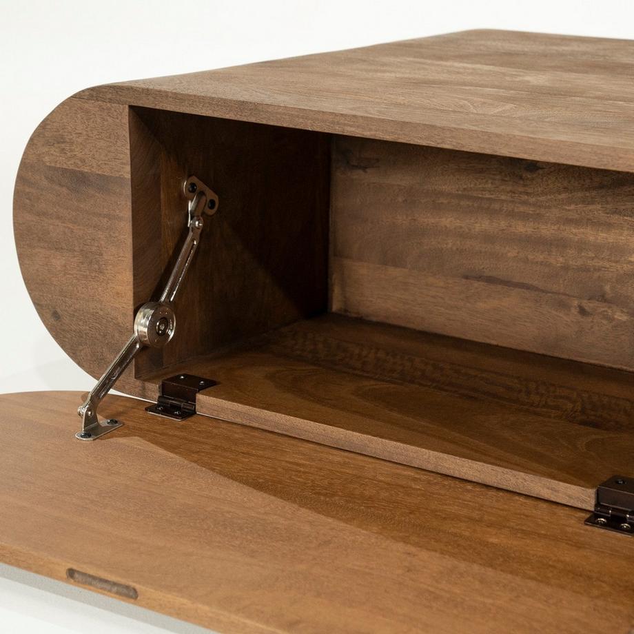 mutoni Table basse King marron 130x60  