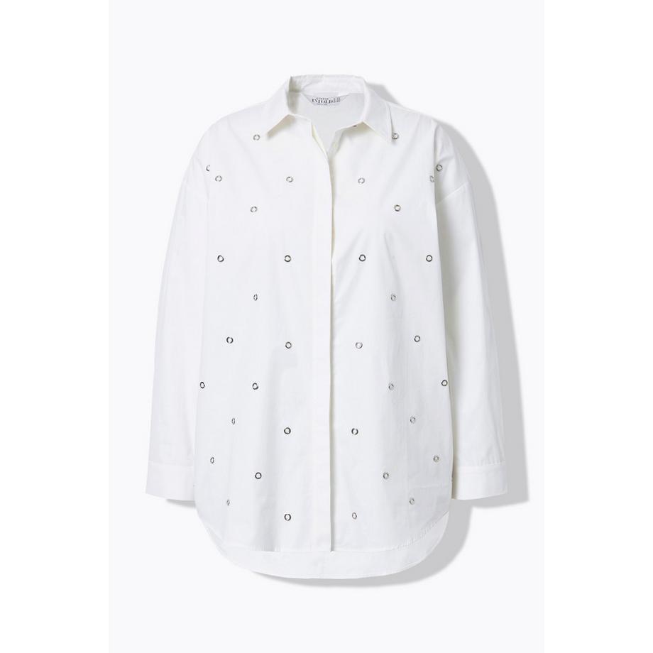 Studio Untold Camicia Oversize Occhielli Metallici  