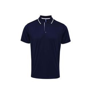 PREMIER  Kontrast Coolchecker Polo Shirt 