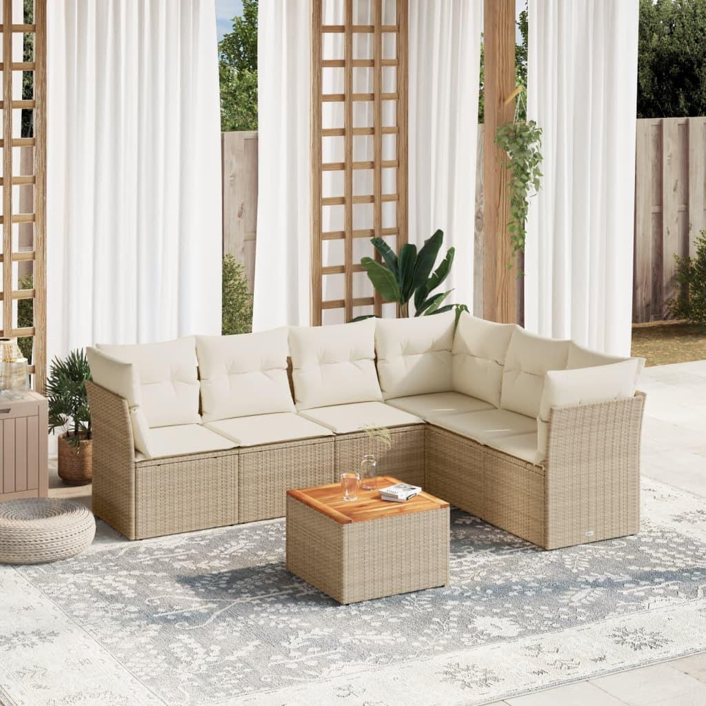 VidaXL Garten sofagarnitur poly-rattan  