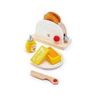 Hape  Pop-up-Toaster-Set| Küchen-Fantasiespiel mit Frühstückszubehör für Kinder von 