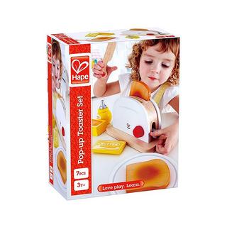 Hape  Pop-up-Toaster-Set| Küchen-Fantasiespiel mit Frühstückszubehör für Kinder von 