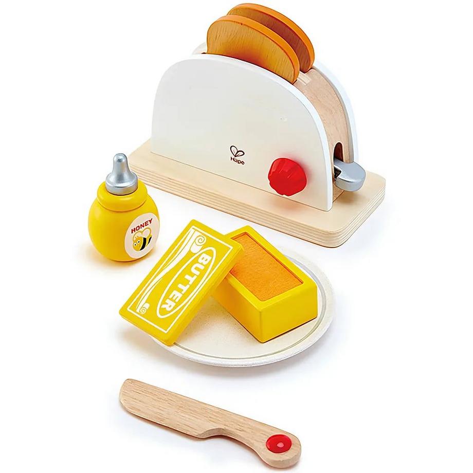 Hape  Rollenspiele Pop-up-Toaster-Set 