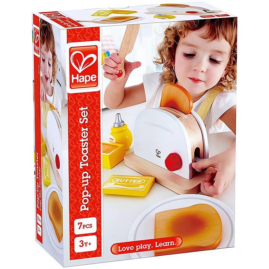 Hape  Rollenspiele Pop-up-Toaster-Set 