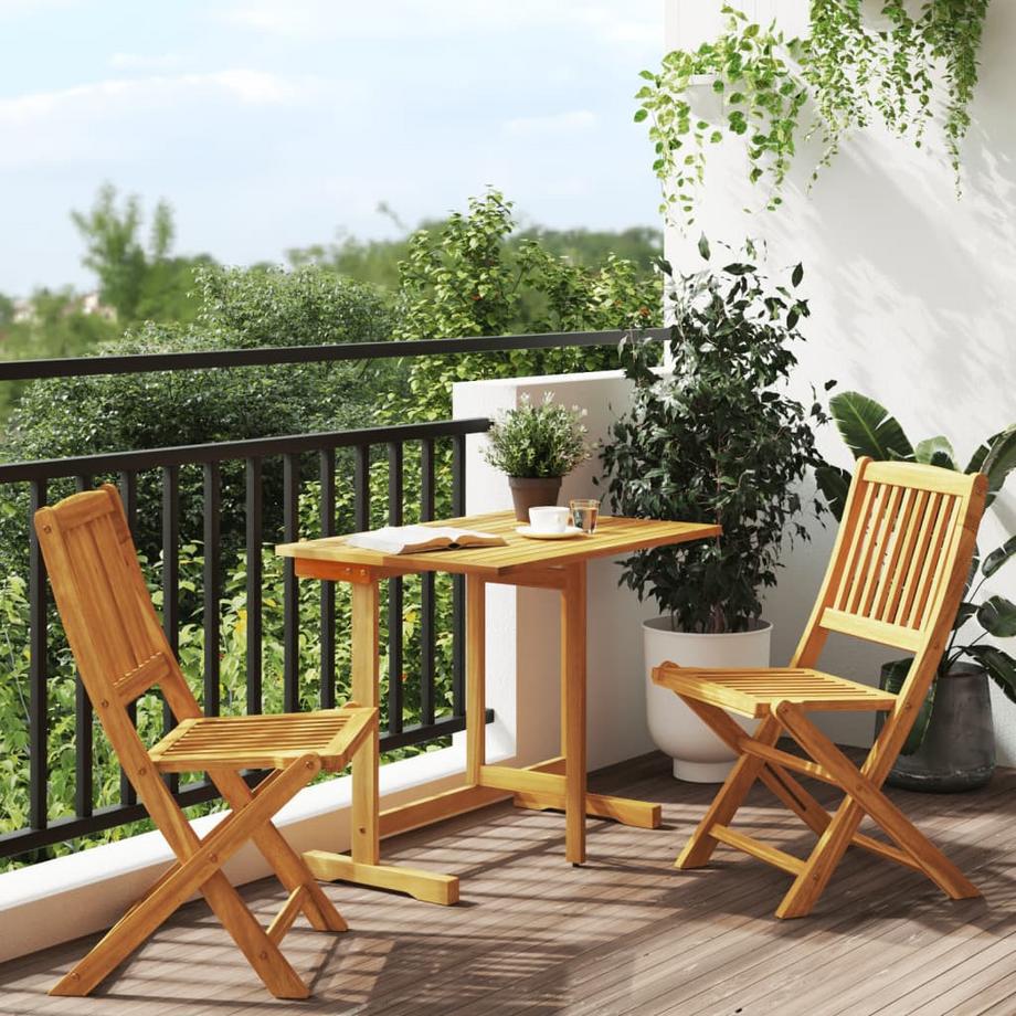 VidaXL Ensemble de salle à manger de jardin bois d'acacia  