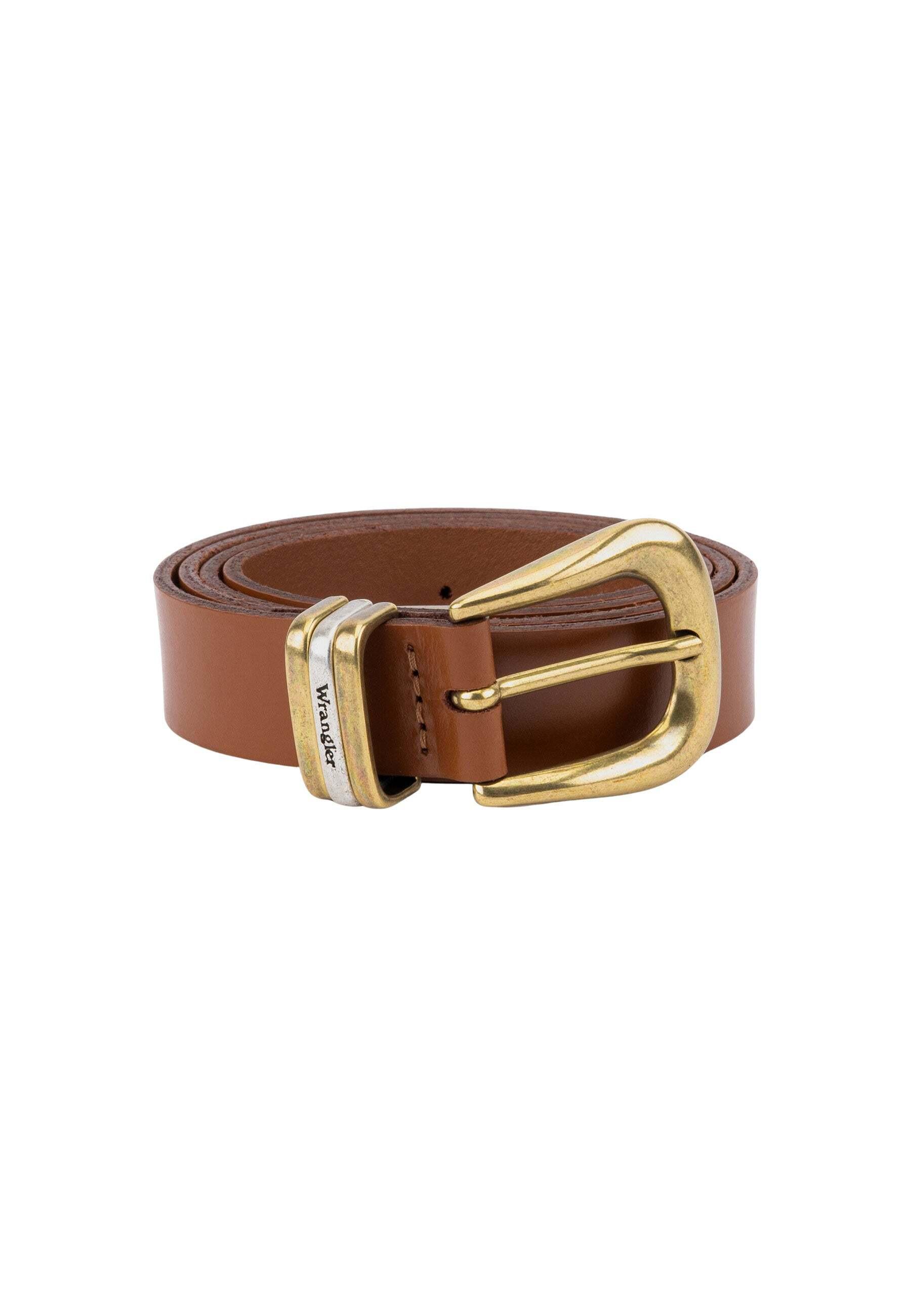 Image of Gürtel Triple Loop Belt Damen Cognac 80