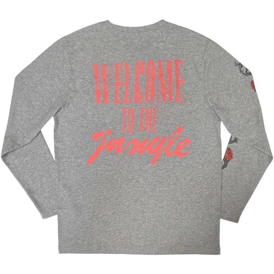 Guns N' Roses T-shirt à manches longues avec imprimé dos et manches  