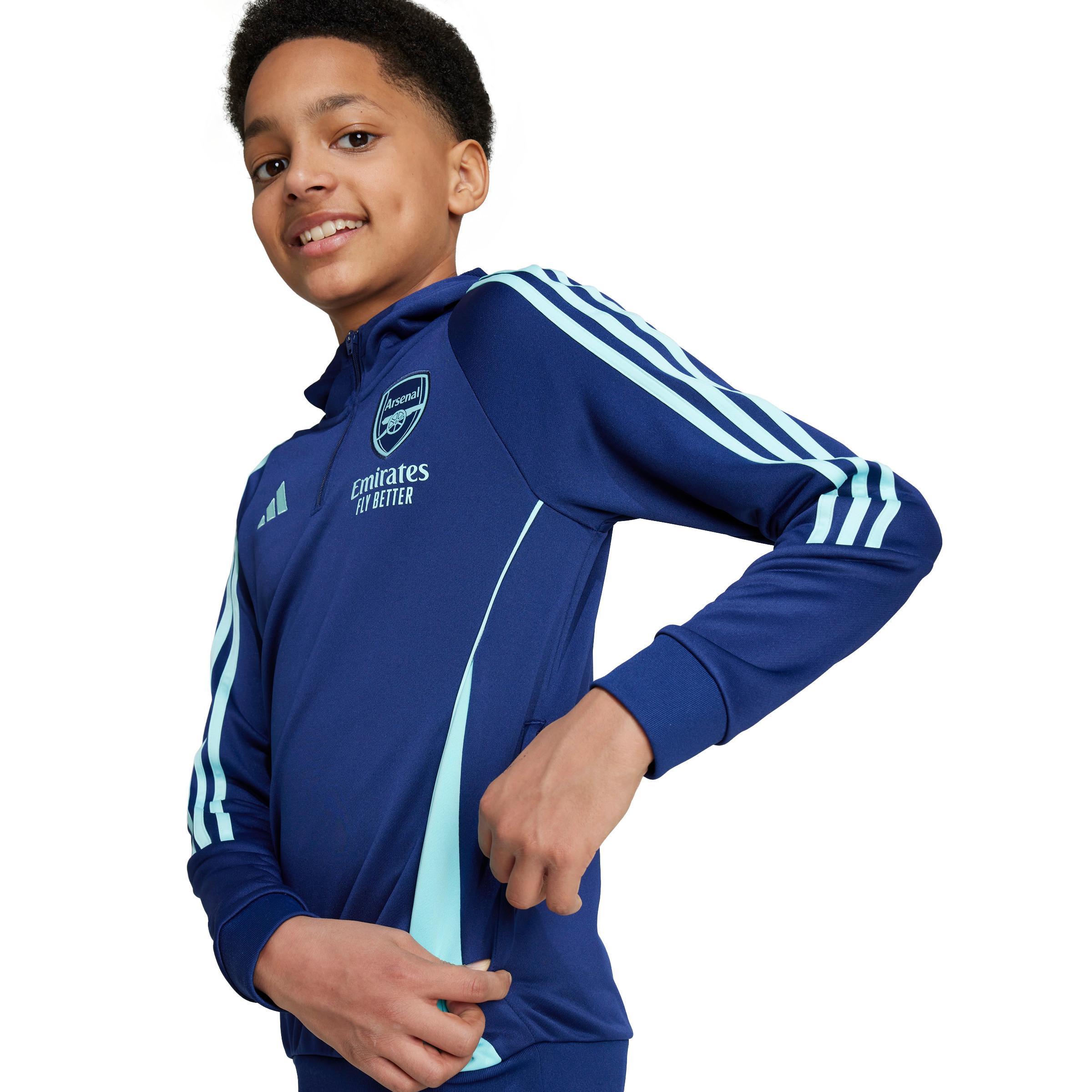 adidas  kinder-trainingsjacke mit kapuze arsenal 2024/25 