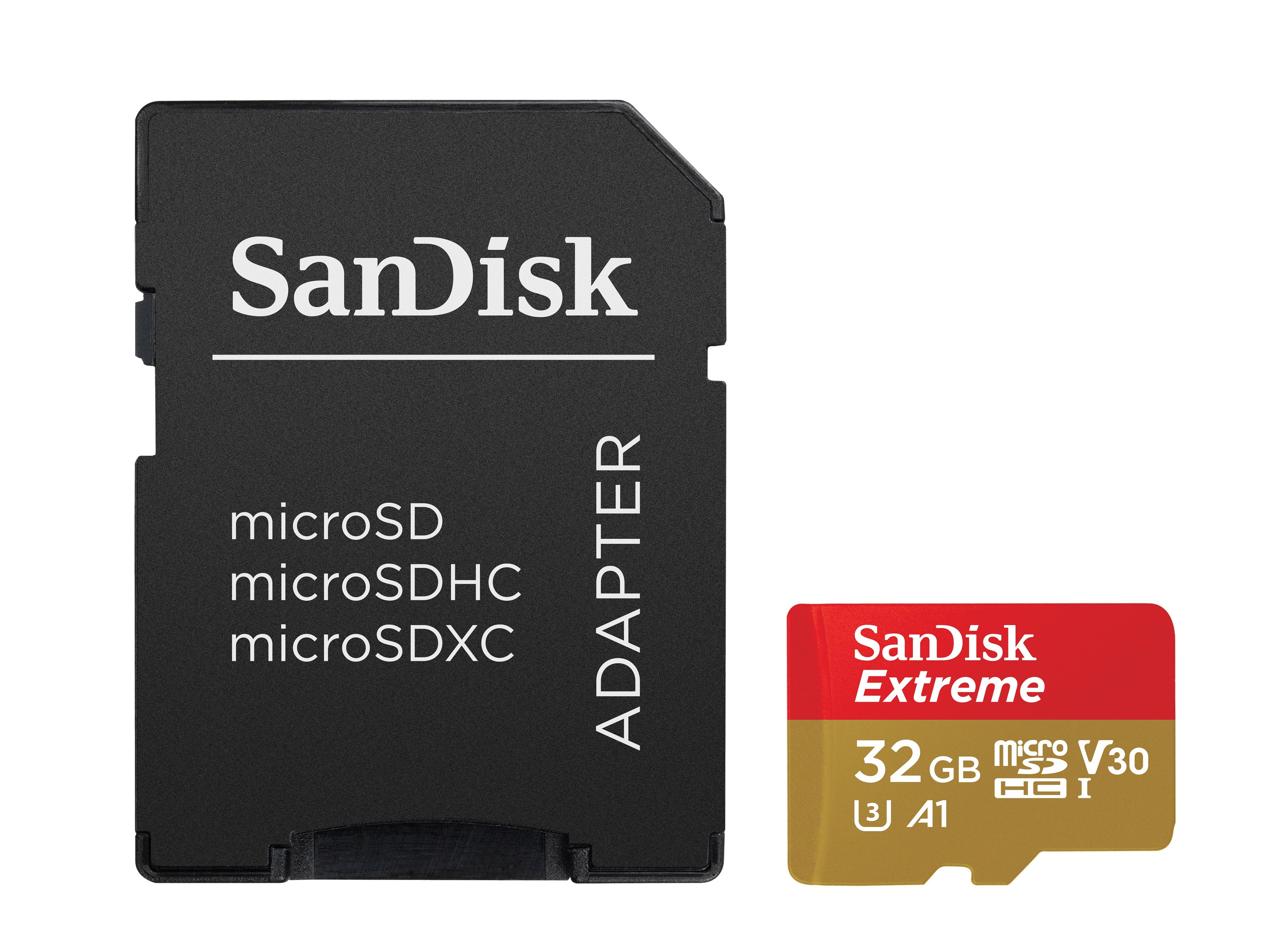 SanDisk  SanDisk Extreme 32 GB MicroSDHC UHS-I Klasse 10 