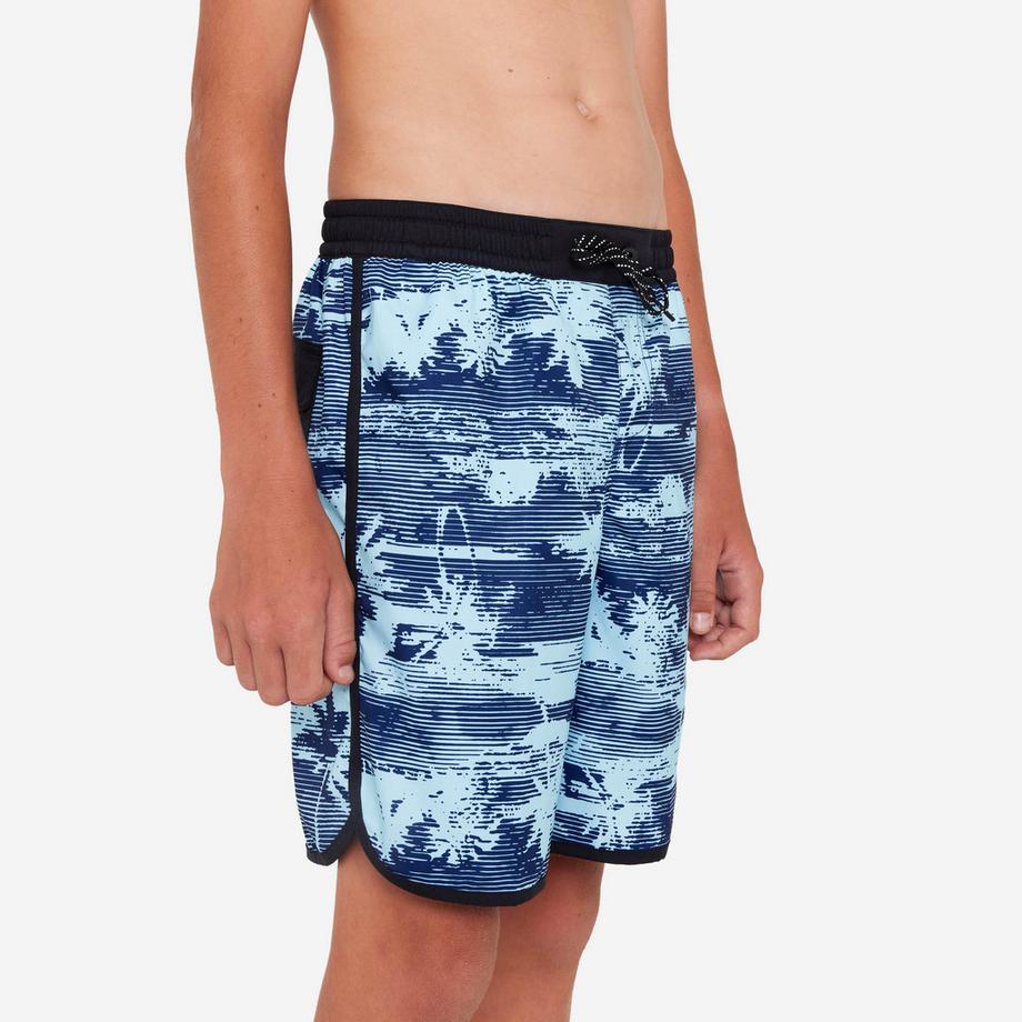 OLAIAN  Boardshort garçon surf mi-long polyester 