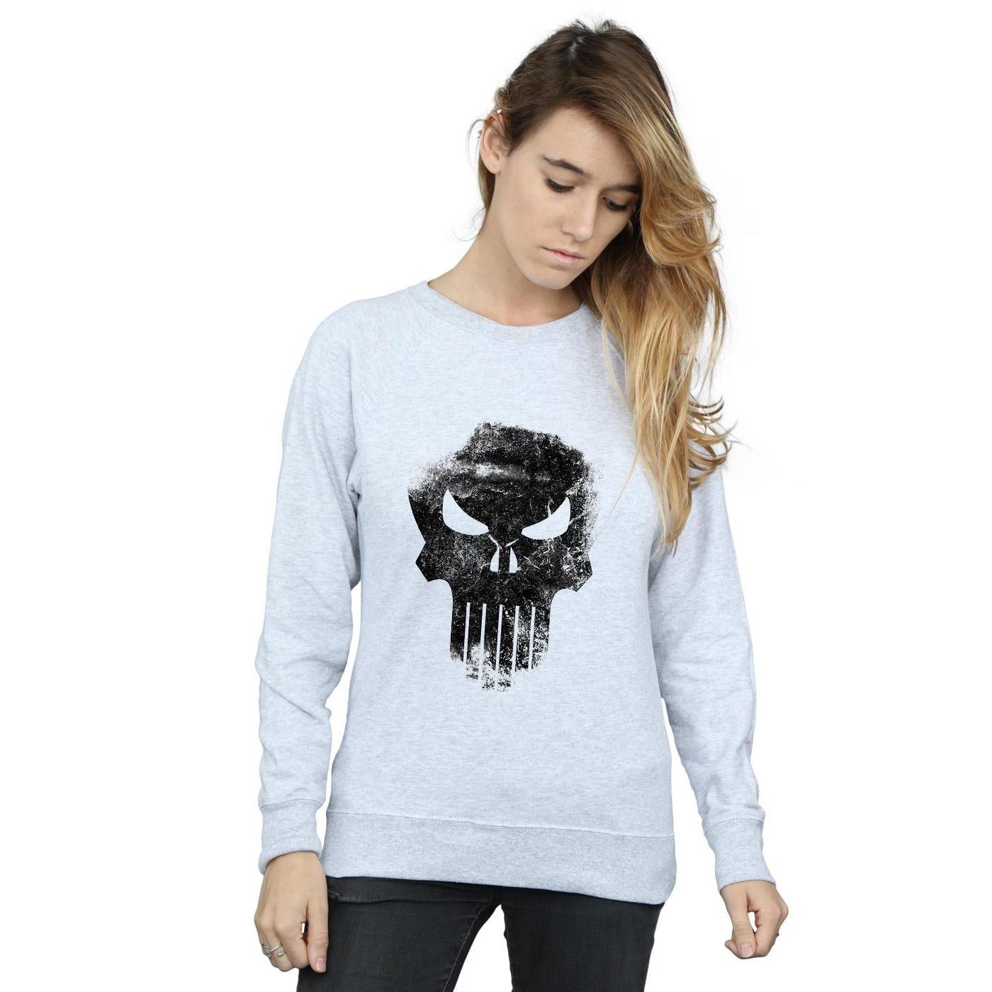 MARVEL  Sweat THE PUNISHER DISTRRESSED SKULL 