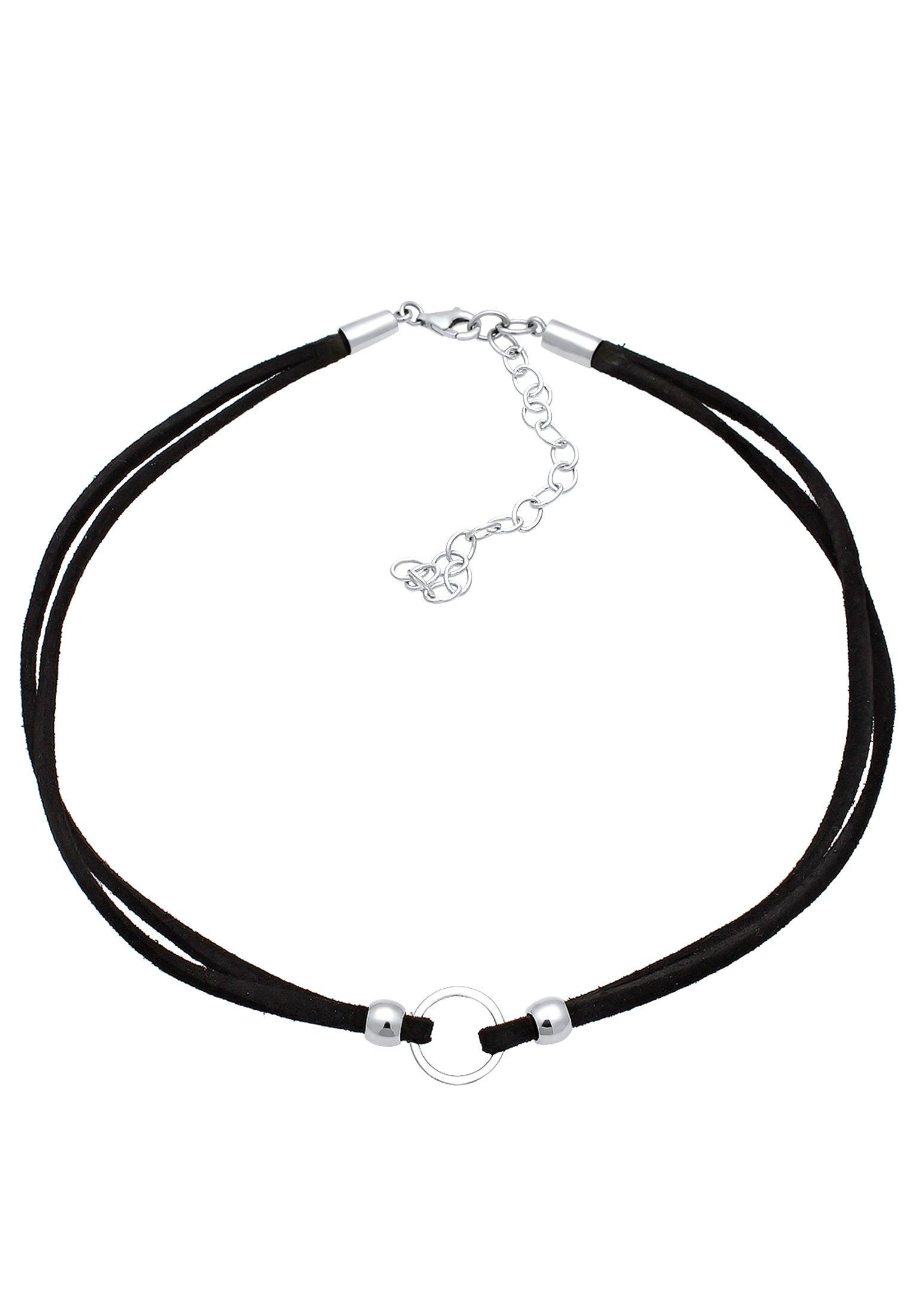 Elli  Halskette Choker Textilband 