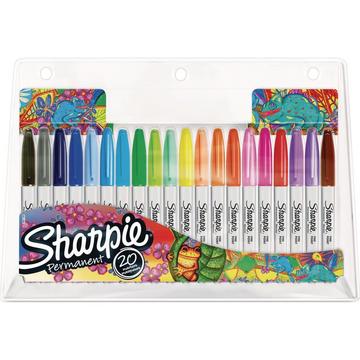 Sharpie Fine evidenziatore 20 pz Punta sottile Multicolore