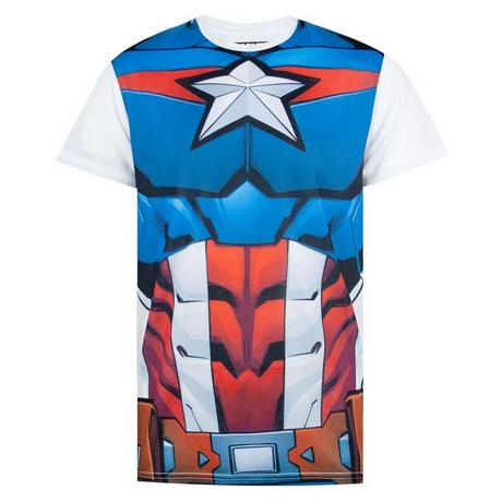 CAPTAIN AMERICA T-Shirt Imprimé Costume  