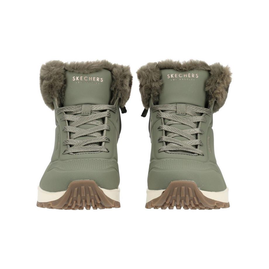 SKECHERS Basket d'hiver avec bordure en fausse fourrure  