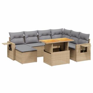 VidaXL set divano da giardino Polirattan  