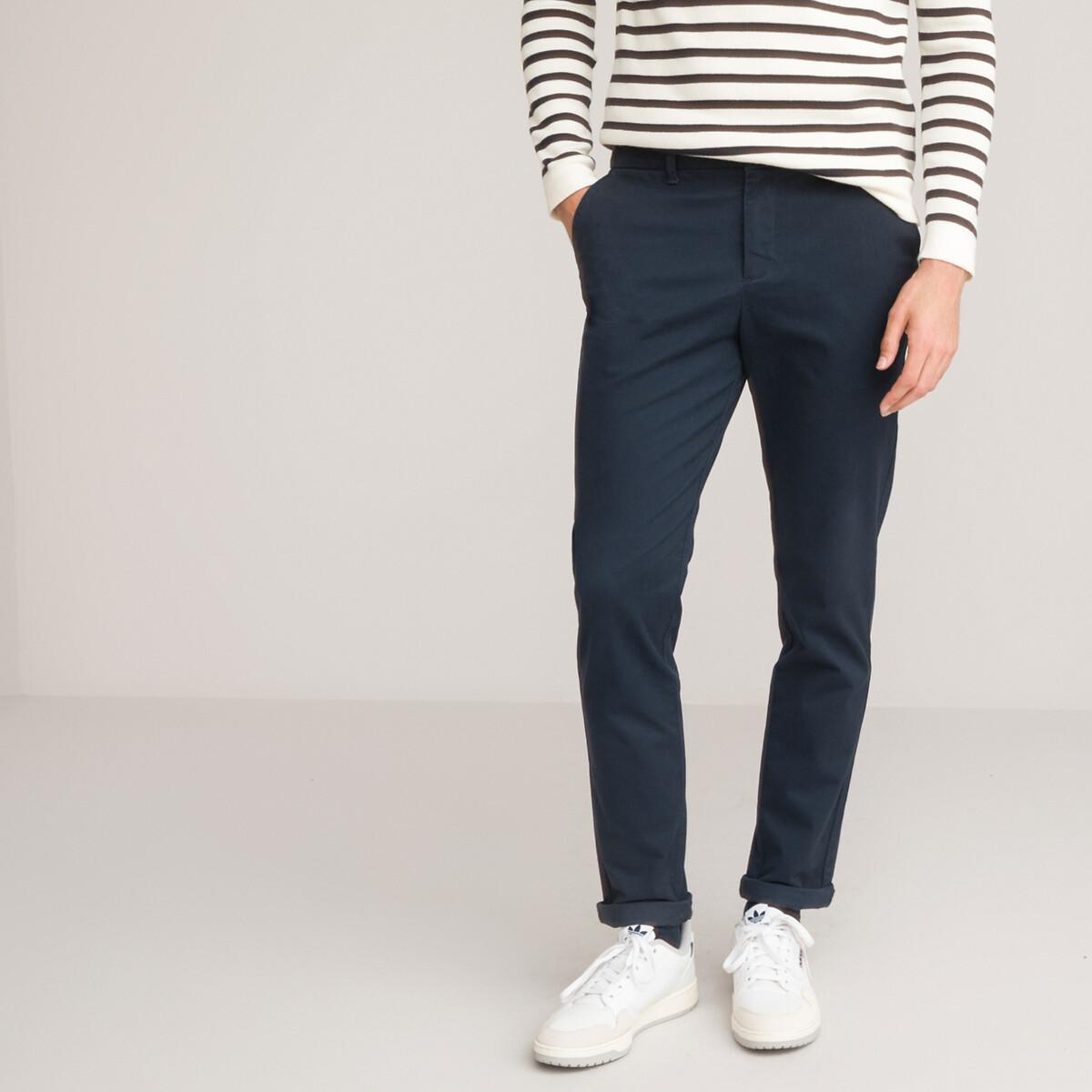 Image of Chinohose Herren Blau 48