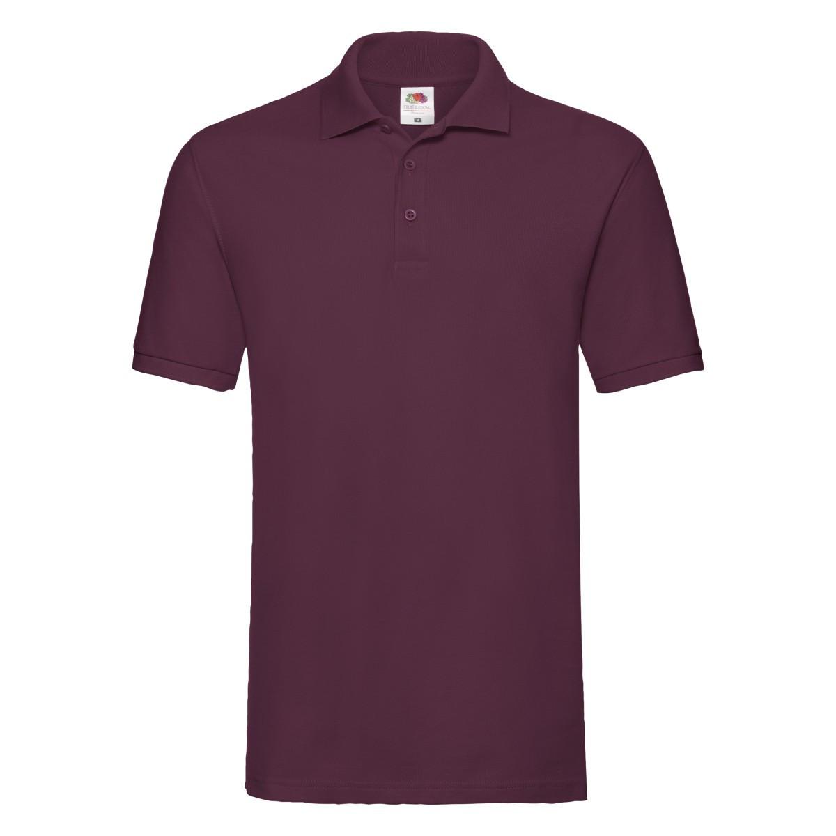 Image of Premium Poloshirt Herren Weinrot XL