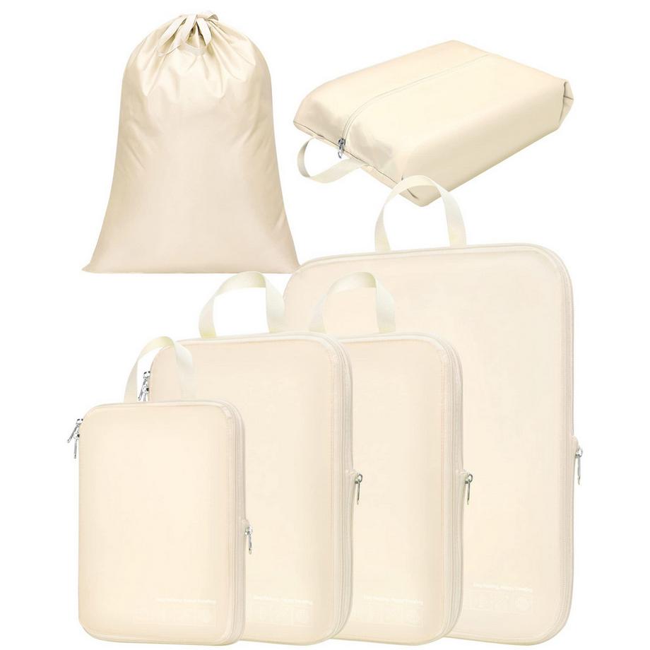 Only-bags.store  Cube de compression pour le voyage, organisateur de valise extensible 