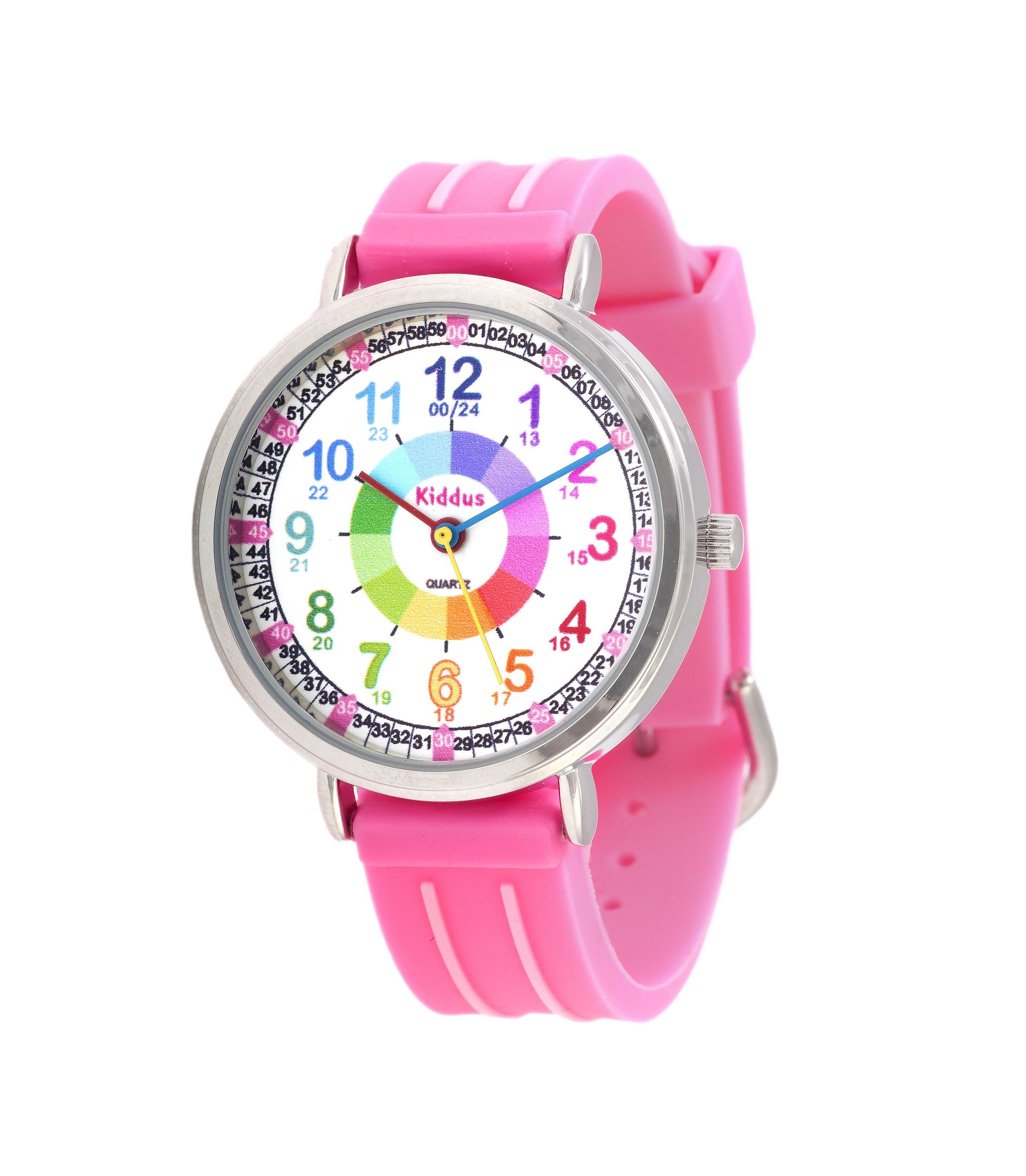 Image of Time Teacher Pink Kinderuhr Unisex Pink ONE SIZE