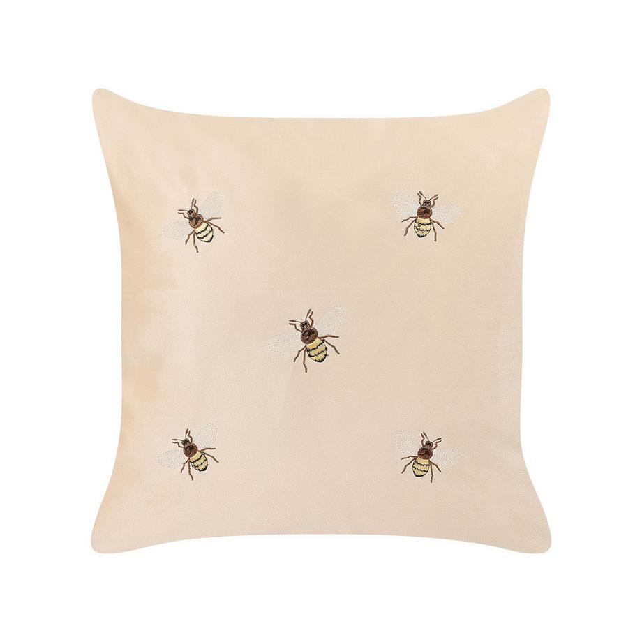 Beliani Dekokissen 2er Set aus Samtstoff Modern TALINUM  