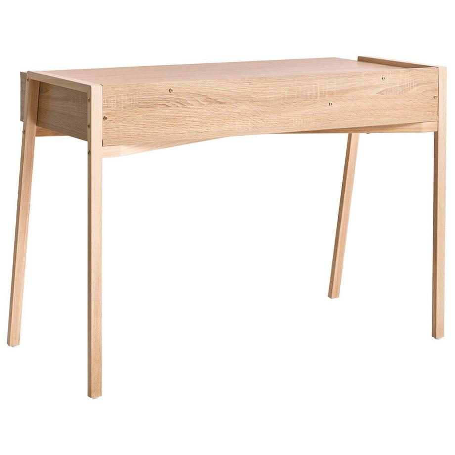Beliani Table de bureau en Panneau de particules de bois Minimaliste KOFOTEN  