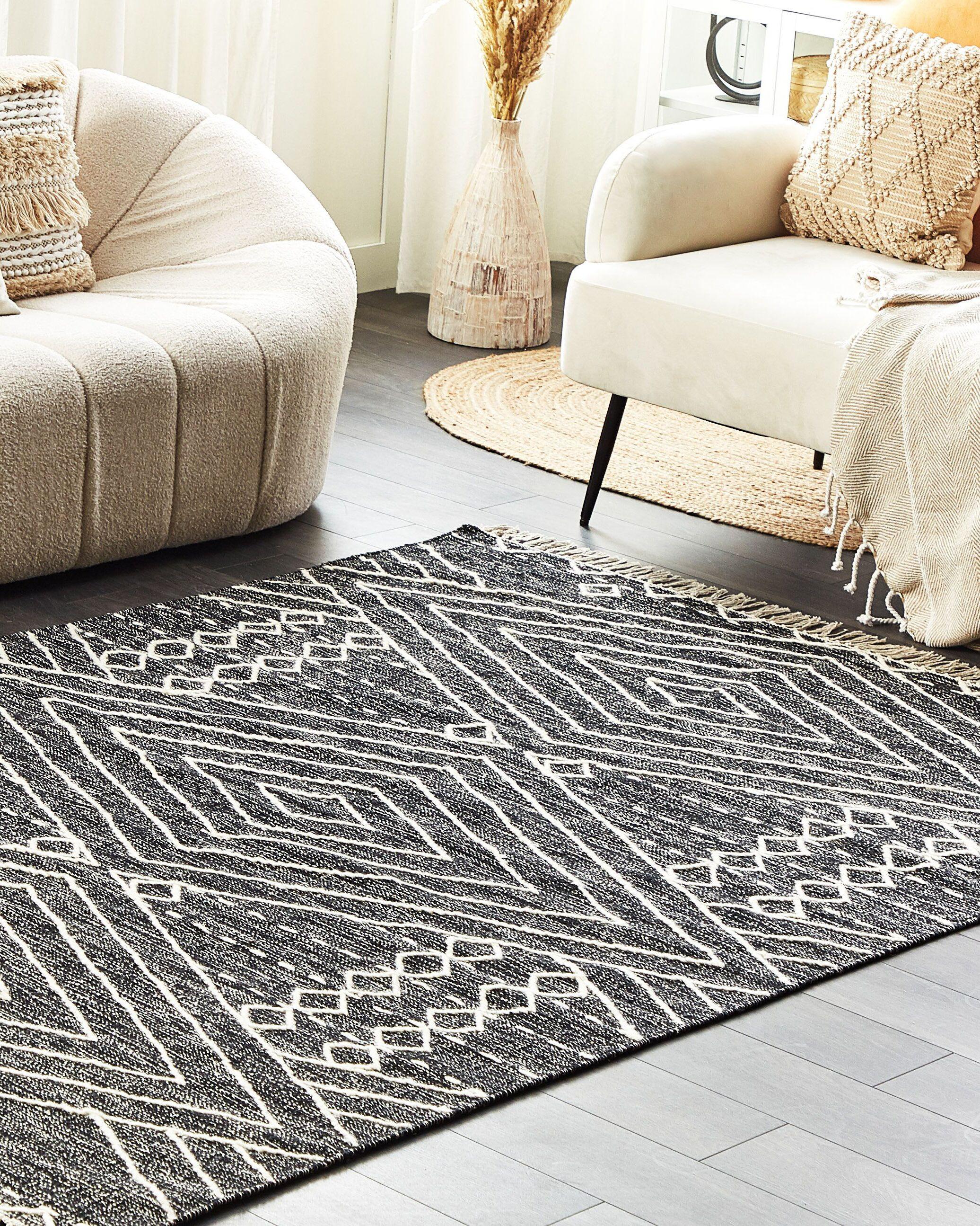 Beliani Tapis en Coton Boho KHENIFRA  