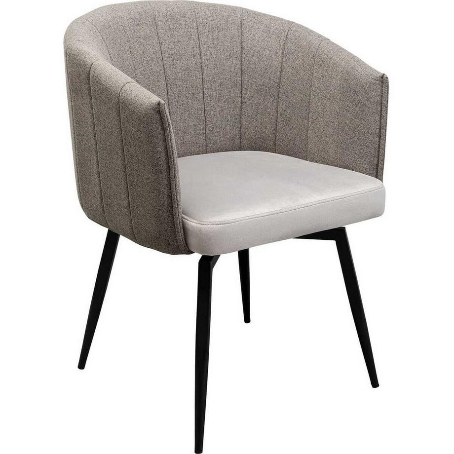 KARE Design Sedia girevole Merida grigio  