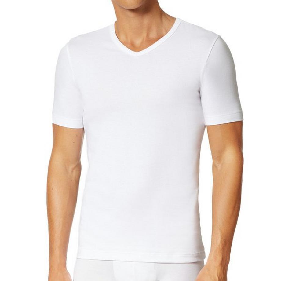 Uncover by Schiesser T-shirt basique à manches courtes col en V lot de 4  