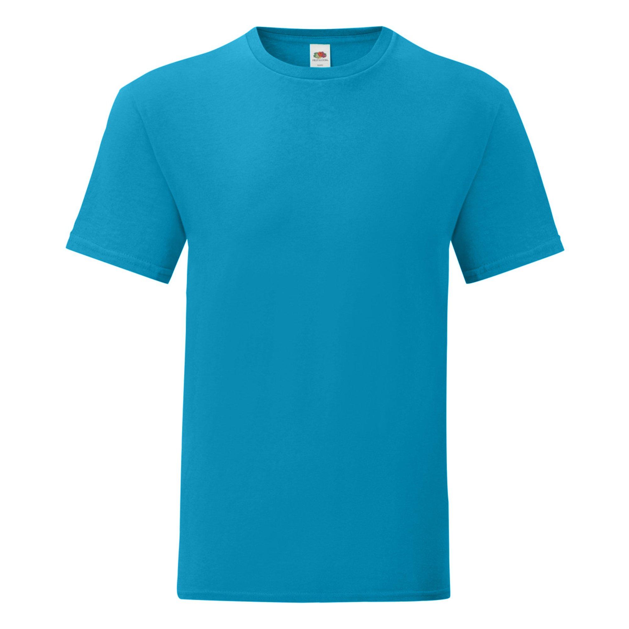 Image of Tshirt Iconic Herren Azurblau L
