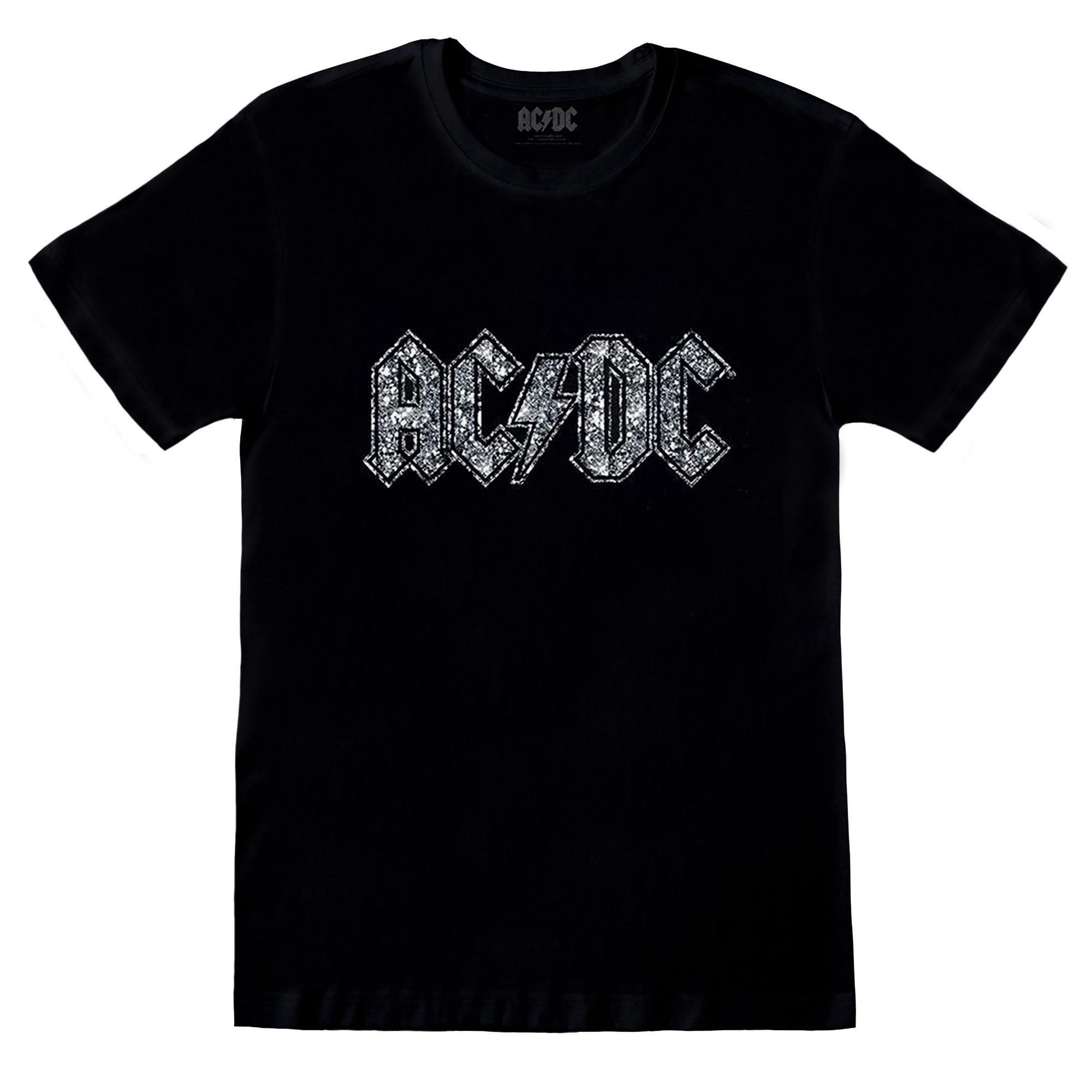 Image of Acdc Tshirt Logo Damen Schwarz XL
