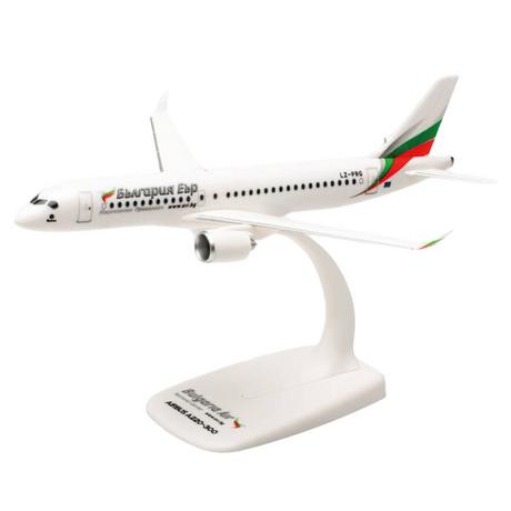 Herpa  Snap-Fit Modello di Aereo Bulgaria Air Airbus A220-300 (1:200) 