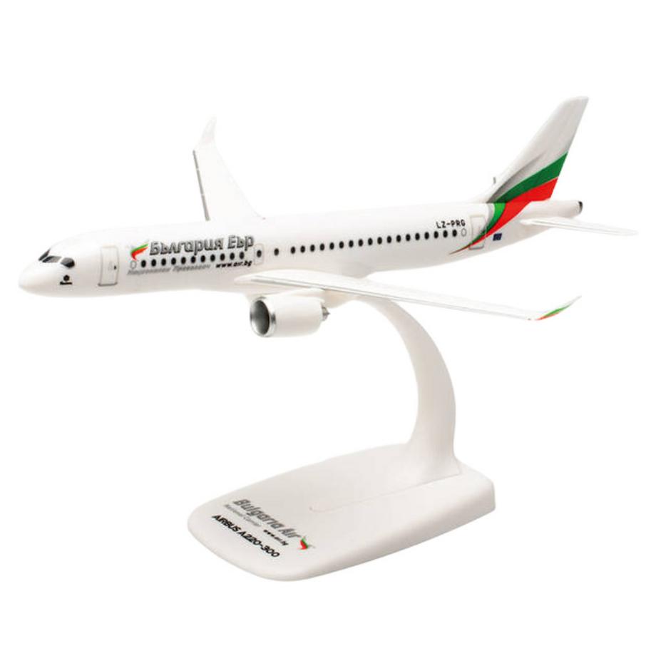 Herpa  Herpa Snap-Fit Flugzeugmodell Bulgaria Air Airbus A220-300 (1:200) 