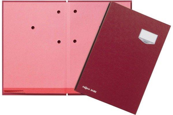 Pagna PAGNA Unterschriftsmappen DE LUXE A4 24202-01 rot 20 Fächer  