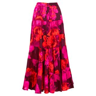 Joe Browns  Jupe Maxi Florale Volantée Boutonnée Devant 