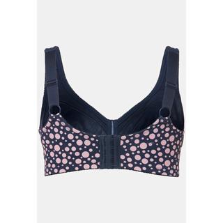 Ulla Popken  Reggiseno sostenitivo senza ferretto con design a pallini e coppa C-H 