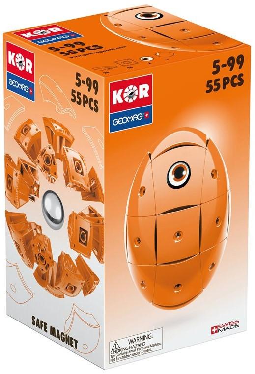 Geomag  Geomag KOR 2.0 Pantone 151 Orange 55 pcs Giocattolo con magnete al neodimio 