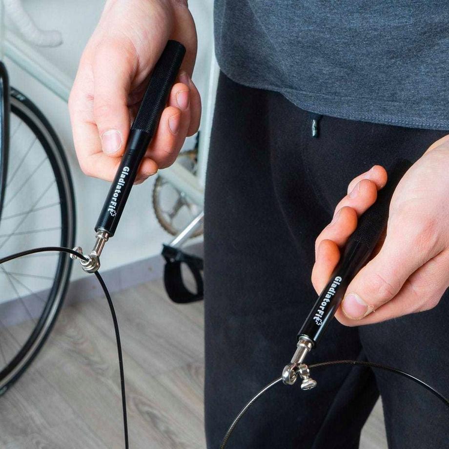 GladiatorFit  Speed Rope Corda da salto in alluminio da 3M + borsa GladiatorFit 