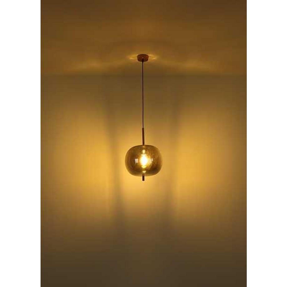 mutoni Lampe à suspension Blacky I métal 1xE27  