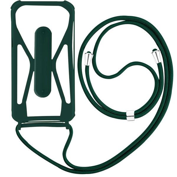 Image of Universelle Handyhülle mit Kette Grün