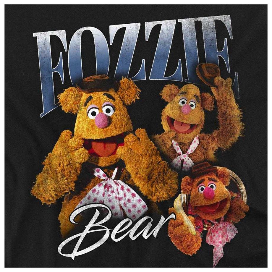 The Muppets T-Shirt Manches Longues avec Motif Fozzie l'Ours  