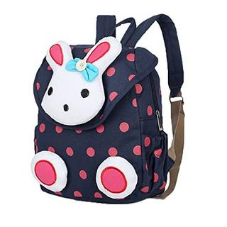 Only-bags.store Niedliches Kaninchen Baby Rucksack Kinder Rucksack für Baby Kleinkind 1-3 Jahre im Kindergarten  