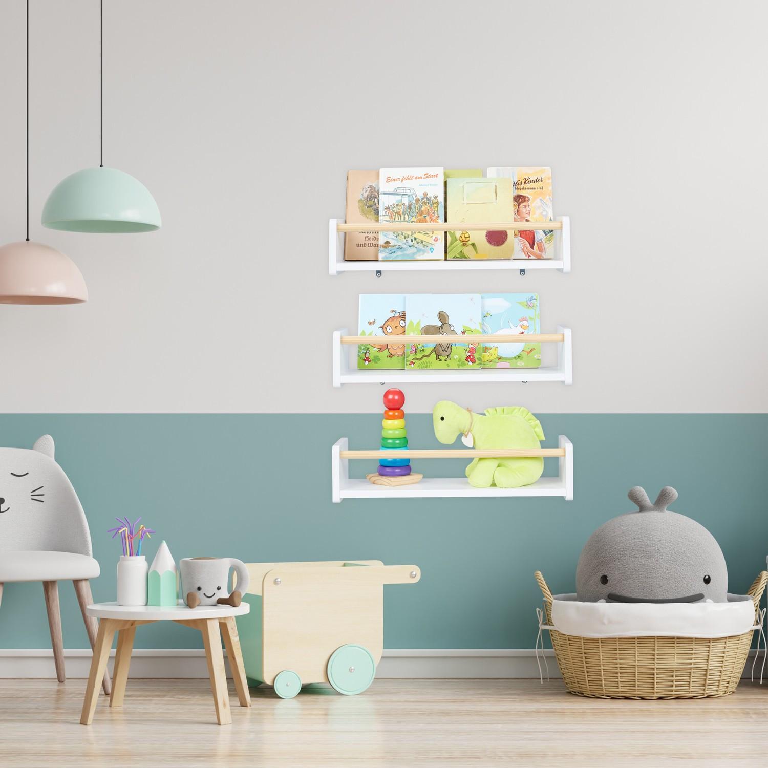 Northix Regalwände für Kinder, 3er-Pack  